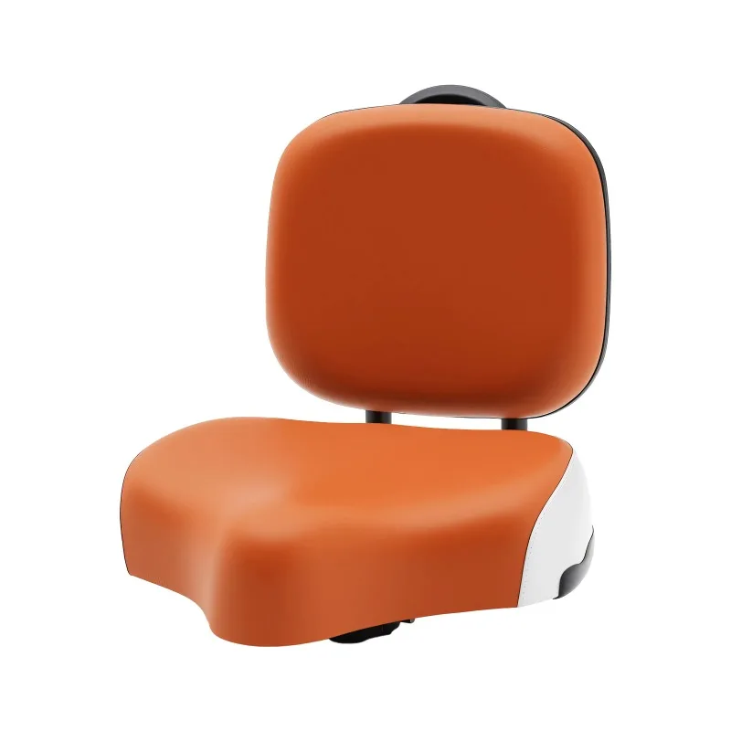Brown/Grey Tricycle Seat with 23-35cm Adjustable Backrest Sponge Padded Bicycle Saddle Bicycle Electric Car Cushion