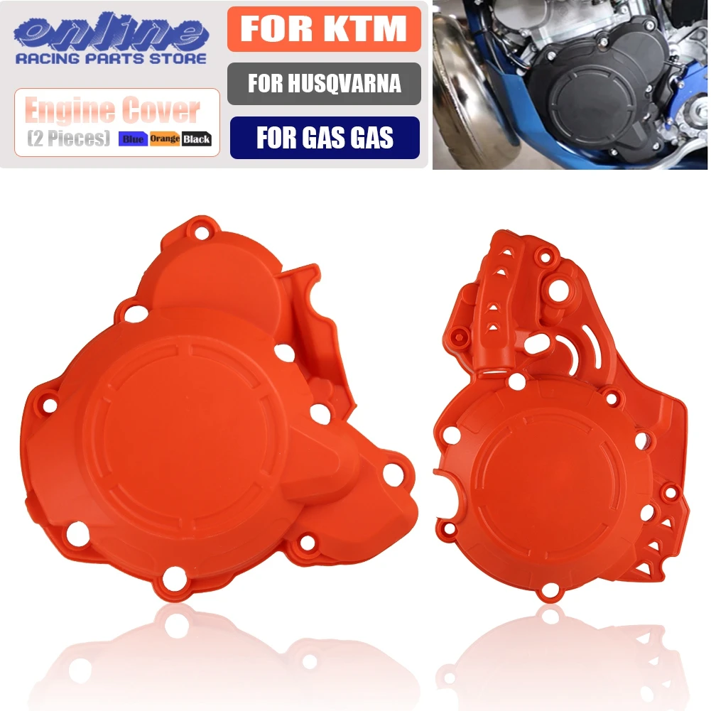 Motorcycle Lgnition Clutch Cover Guard Protector Kit For KTM EXC TPI 250 300 XC XCW 2017 2023 TPI SX250 For HUSQVARNA GAS GAS