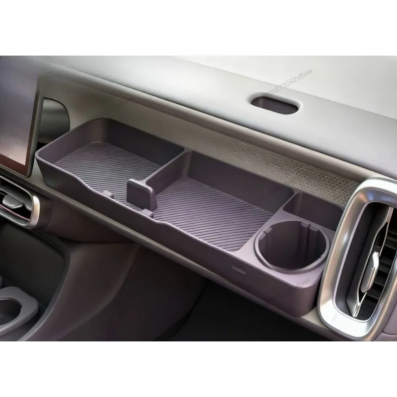 

Passenger Side Storage Box Auto Interior Organizer With Large Capacity Non Slip Mat Space Saving Accessory For Leapmotor B10