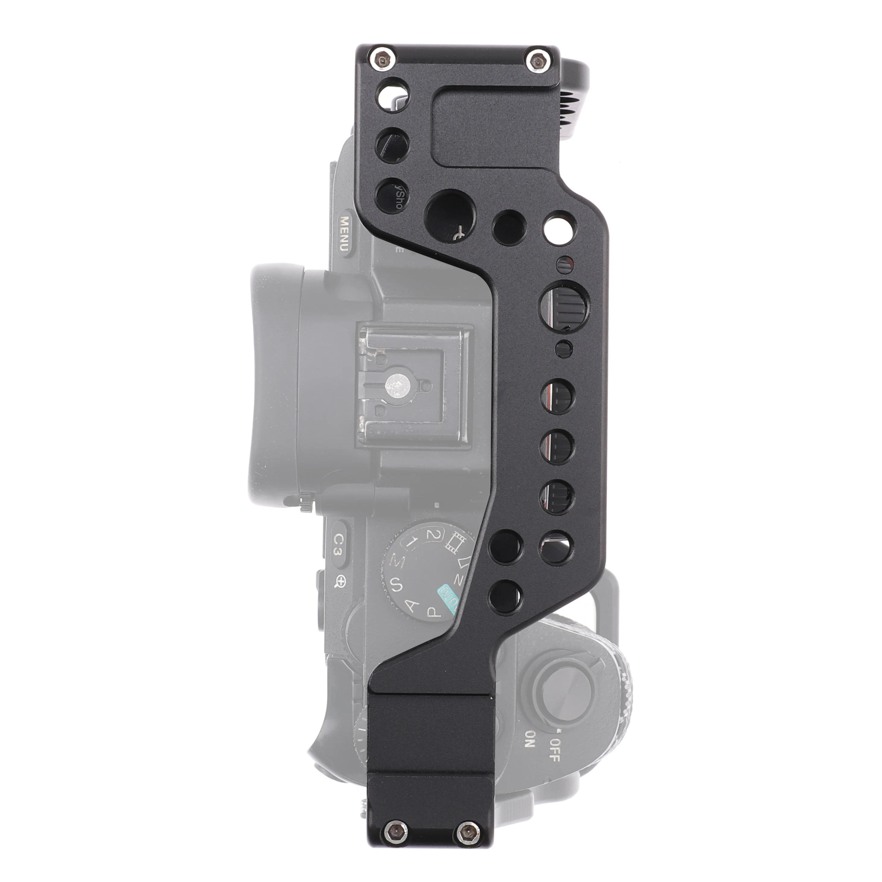 RaidNeo Full Camera Cage Rig per Sony A7III A7RIII A7II A9 stabilizzatore di estensione per riprese Video con scarpa fredda 1/4 3/8 foro per vite