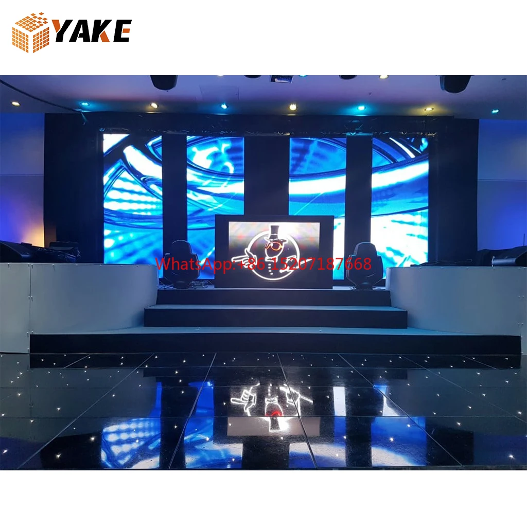 Professional Audio P3 P4 DJ Booth Foldable Cover Screen Decks DJ Event Facade Booth z torbami do noszenia klubu nocnego