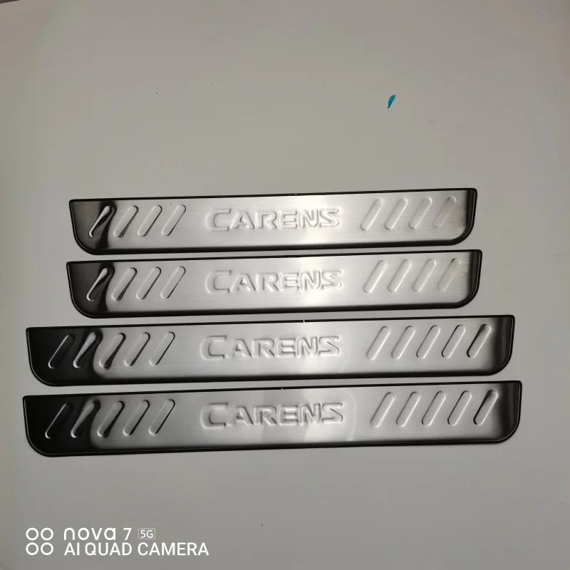 

2013 2014 2015 2016 2017 2018 ДЛЯ KIA Carens из нержавеющей стали, накладка на порог, педаль приветствия, автомобильные аксессуары