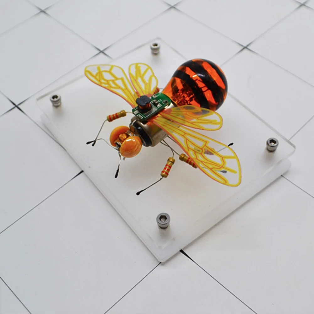 Modello di ape Macchinari in metallo Puzzle Giocattoli scientifici per bambini Kit di apprendimento tecnologico STEM fai-da-te Giocattoli educativi