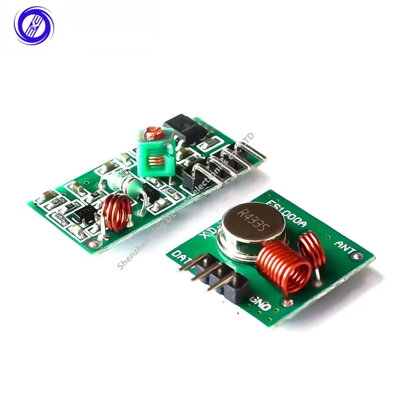 10pair/lot RF wireless receiver module & transmitter module board Ordinary super- regeneration 315/433MHZ DC5V (ASK /OOK)