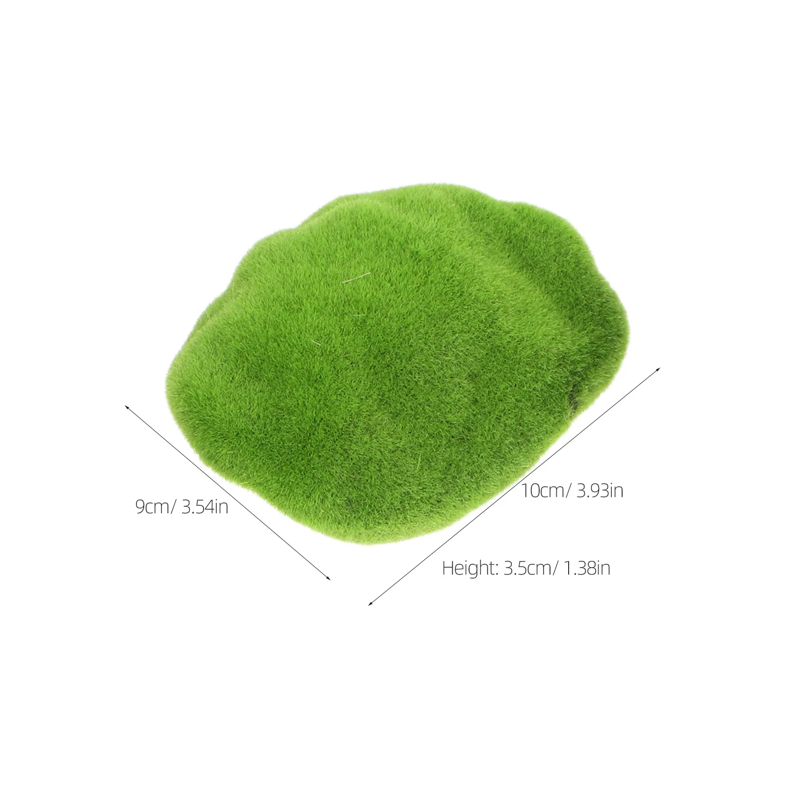 6 قطعة الأحجار الاصطناعية واقعية فو المغطاة الصخور لترتيب الأزهار الجنية حديقة الحرفية ديكور محاكاة حجر الطحلب