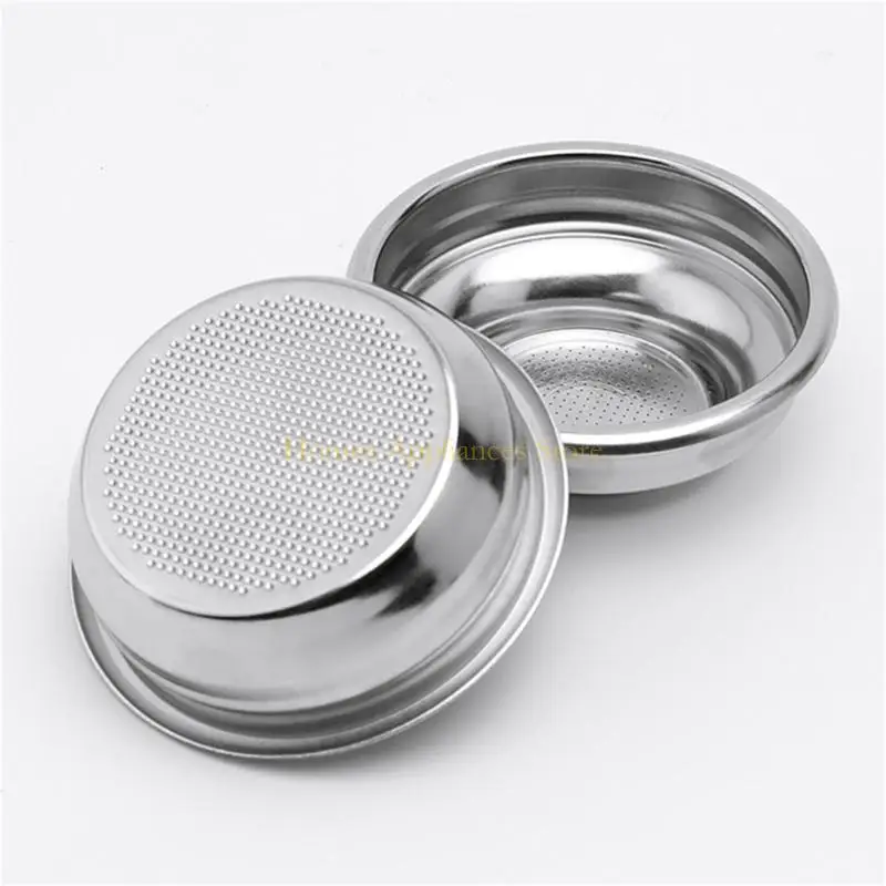 D0AB 51mm Semi-Automatic Coffee Machine Powder Bowl with Blind Single Double Four Cup Filters Kitchen Appliance Accessories