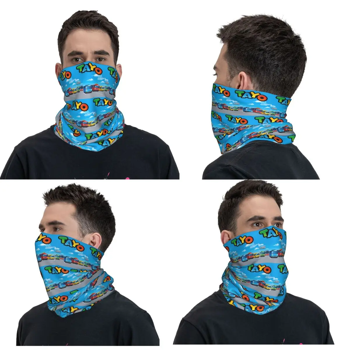 

Tayo The Little Bus Bandana Neck Cover Printed Wrap Scarf Multifunction Cycling Scarf For Men Women Adult Winter