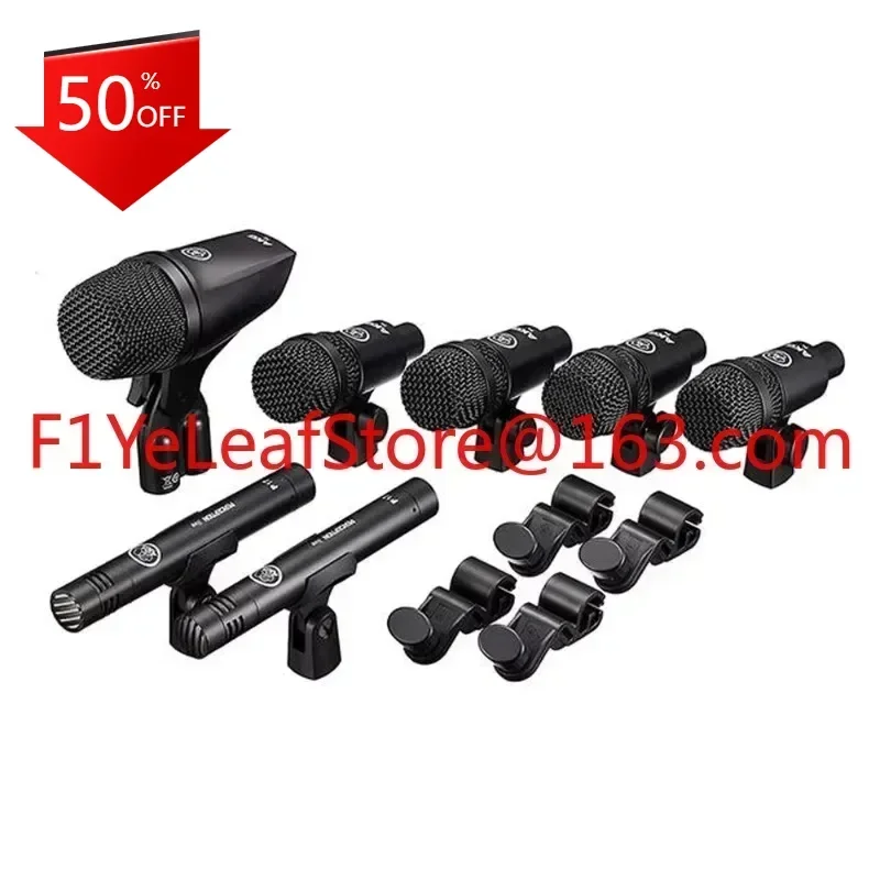 

Performance Instrument Condenser Professional Dynamic mic Recording For Band AKG Session I Seven-Piece drum microphone set