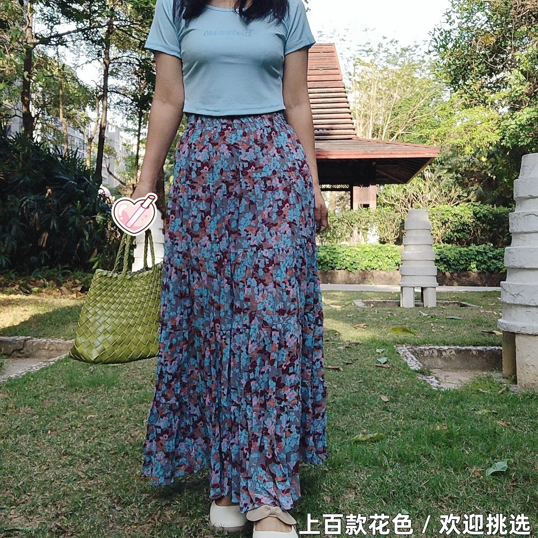

Gidyq coreano feminino malha saia moda gancho flor solta midi saia элегантный женский повседневный nei jogos saias verão novo