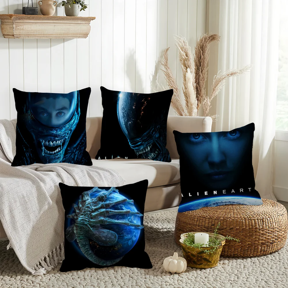 Movie Alien Earth Pillow Case Home Decoration Cushion Cover Suitable For Bedroom Car Office Sofa