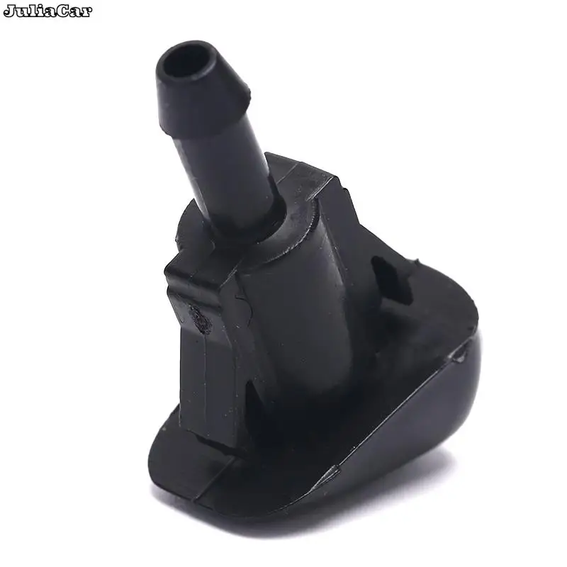 2Pcs Auto Car Plastic Windshield Washer Wiper Water Spray Nozzle Vehicle Car Accessories Black Color