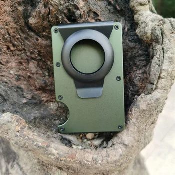 アルミ財布appleのairtag金属クレジットidカードホルダー男性スリムミニマルビジネス会員マネークリップcartera hombre