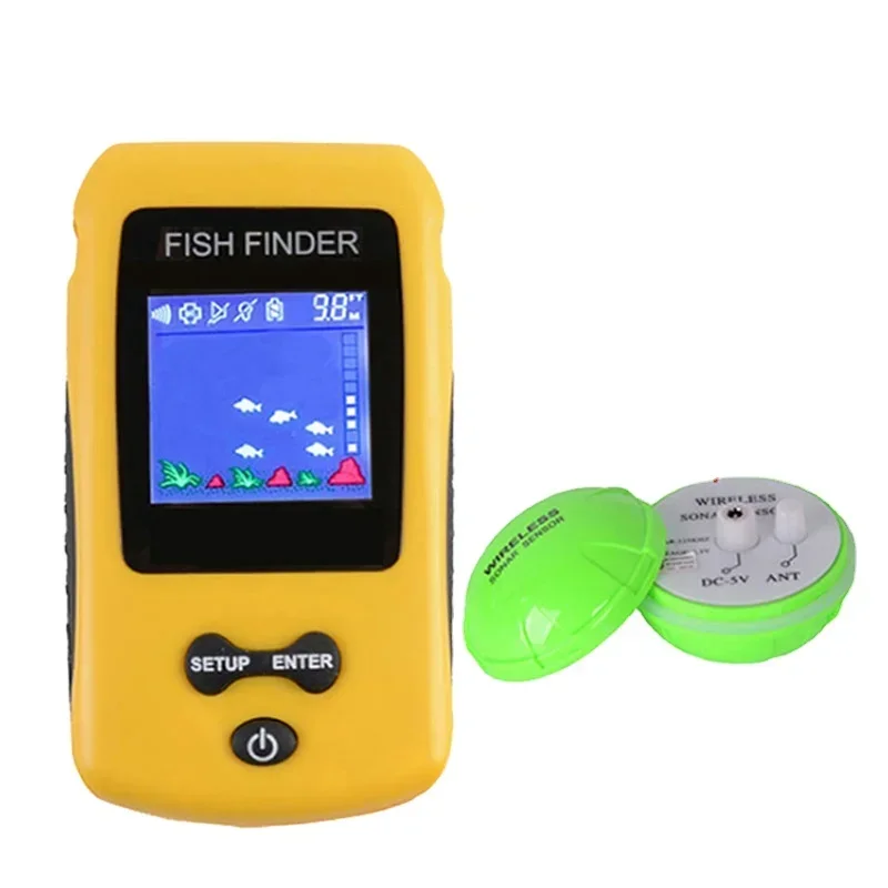 Fish finder wireless sonar color screen fish finder fishing device outdoor fishing tackle