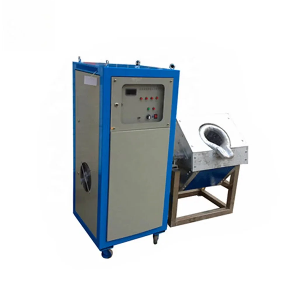 10kg 50kg 100kg 200kg Induction Crucible Melting Electric Furnace for Gold Copper Steel Materials