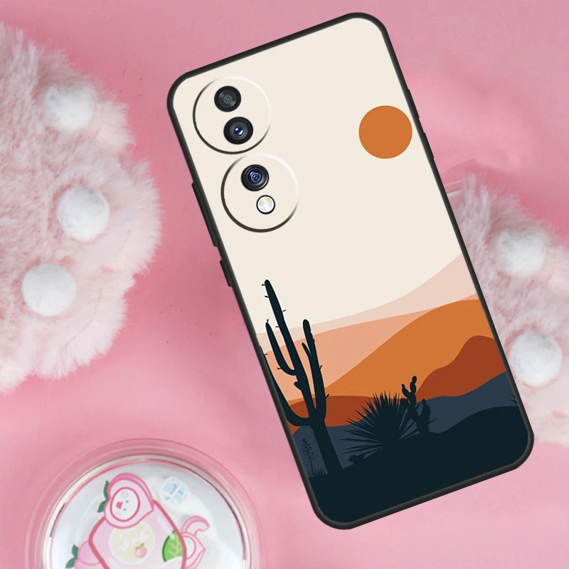 Plant Cactus Case For Huawei P30 Pro P20 P40 P50 P Smart Z Nova 5T Honor 70 50 X8 X9a Magic5 Lite Cover