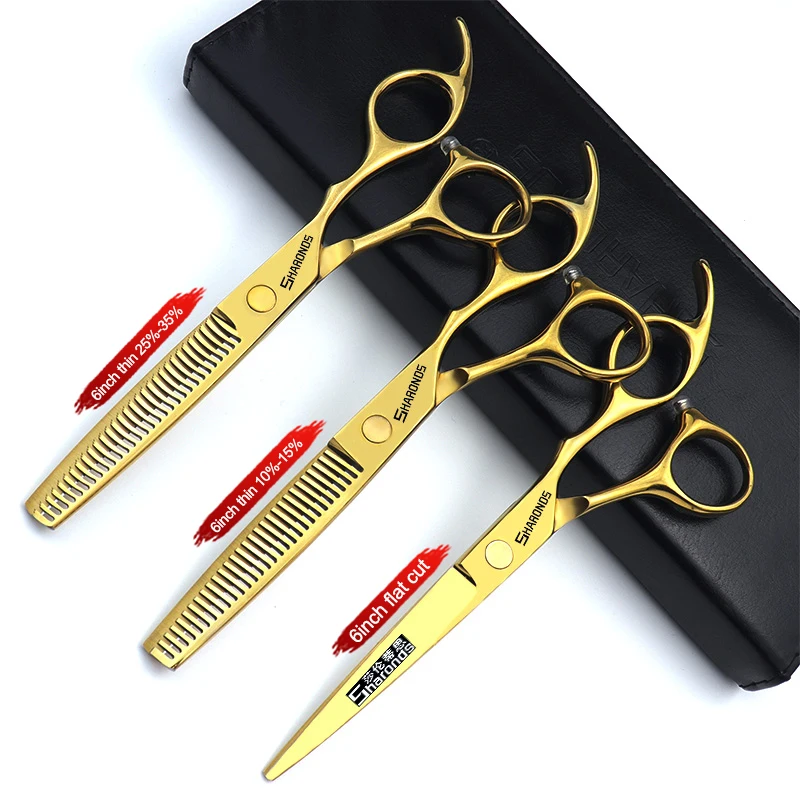 Hairdressing Professional Scissors Hair Salon 6.5 Inch Barber Specificlied Shears Dedicated Clippers Hair Cutting Tools