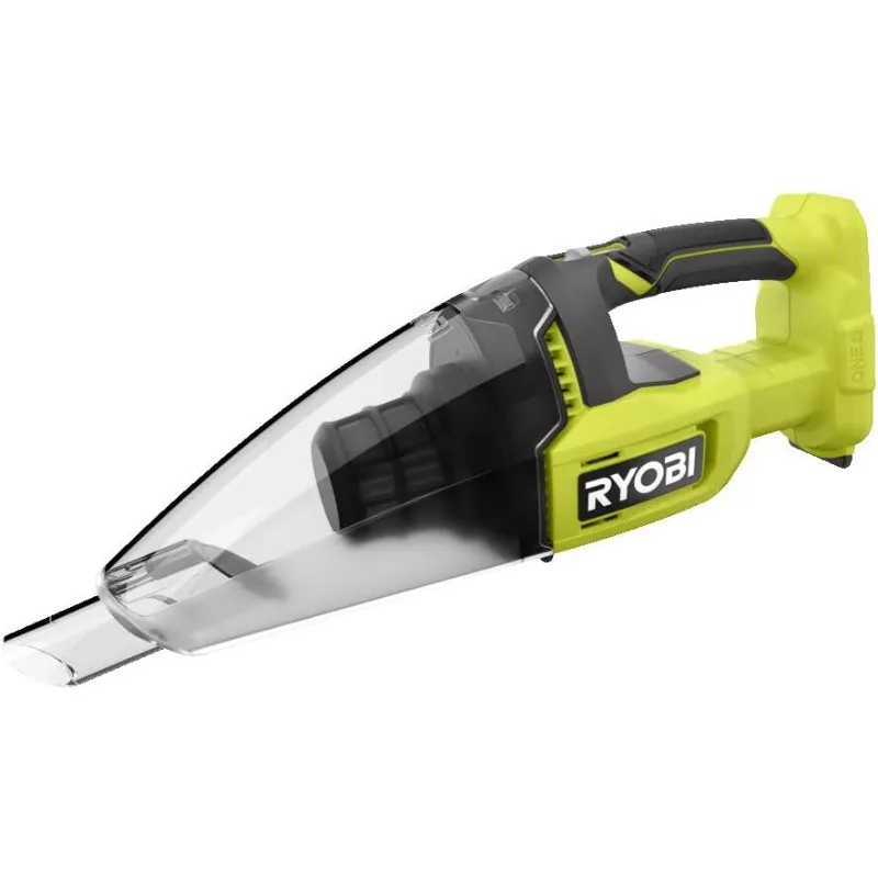 RYOBI - 18V Handheld Vacuum Cleaner with Extension Tube and Brush for Hard Floor  4.24 kPa 0.85 m3/min  600 mL Collector
