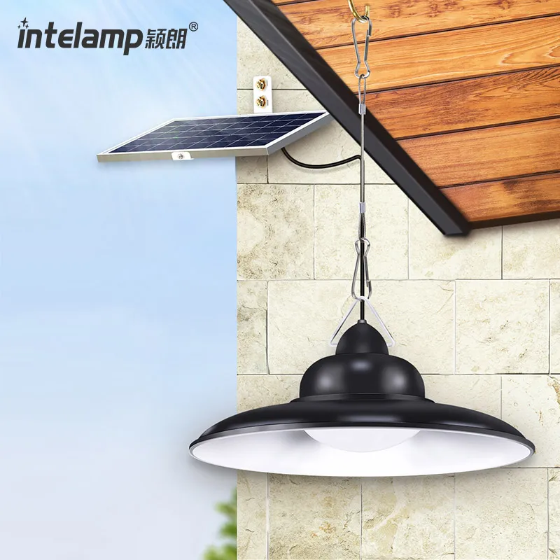 INTELAMP-luz Solar colgante remota, 3 colores de temperatura, IP65, resistente al agua, para sala de almacenamiento Valley