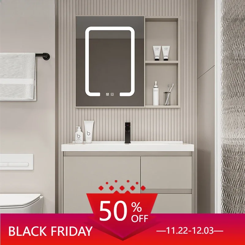 Towel Cabinet Pvc Bathroom Multipurpose Small Closet Furniture Washbasin Mirror Column Storage White Space Saving Armadietto