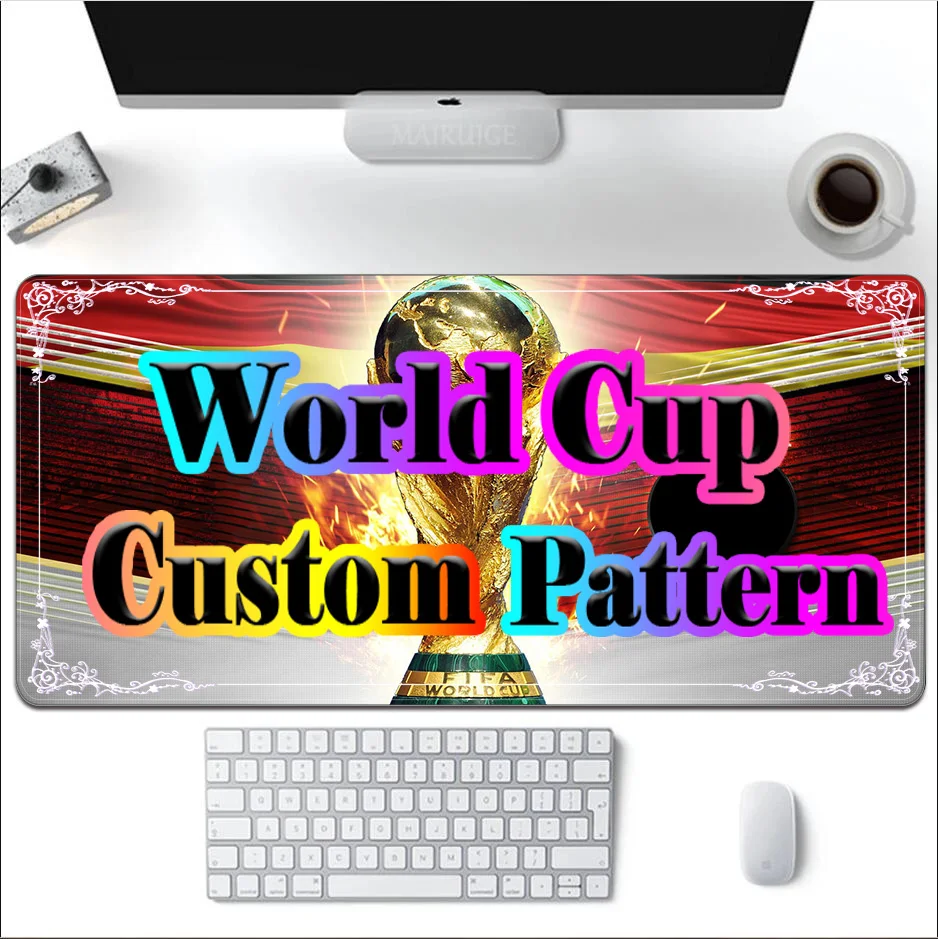 

World Football Print A Large Mouse Pad with Your Favorite Picture Custom Playmat Customized Gaming Mousepad XXL Desk Mat PC