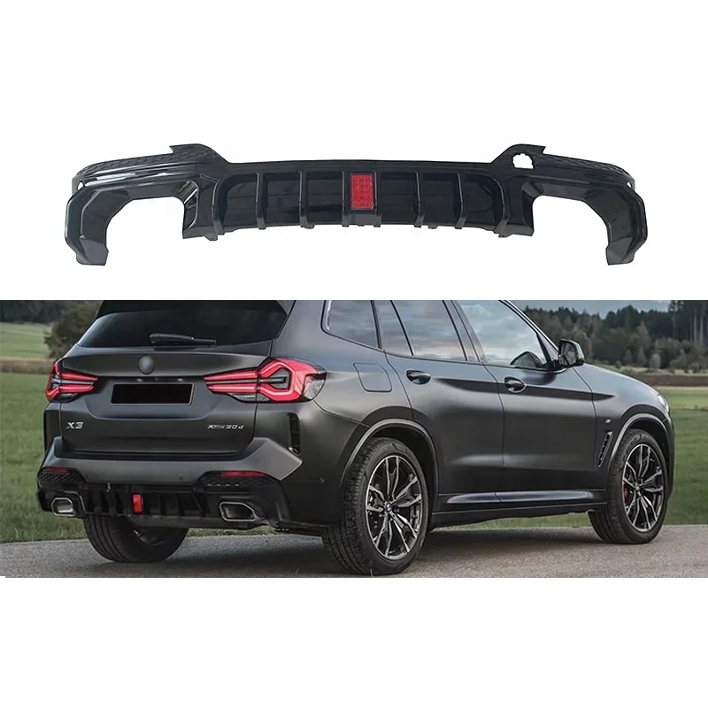 

1 Set For BMW X3 Rear Lip G01/G08 Late Modified Competitive Model With Lighted Rear Lip