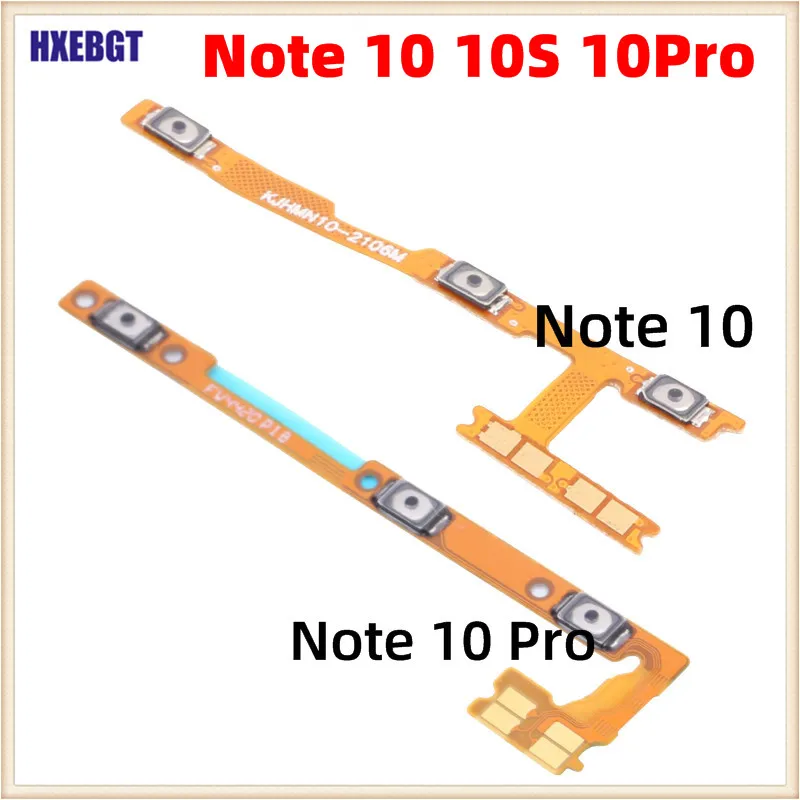 

Для Xiaomi Redmi Note 10, 10S, 10 Pro, высокое качество, новая кнопка включения и выключения громкости, гибкий кабель, детали для смартфона