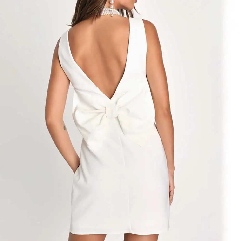 Elegant Square Neck Sleeveless Backless Straight Evening Dress for Women Prom Dresses Formal Event Wedding Guest Cocktail Gown