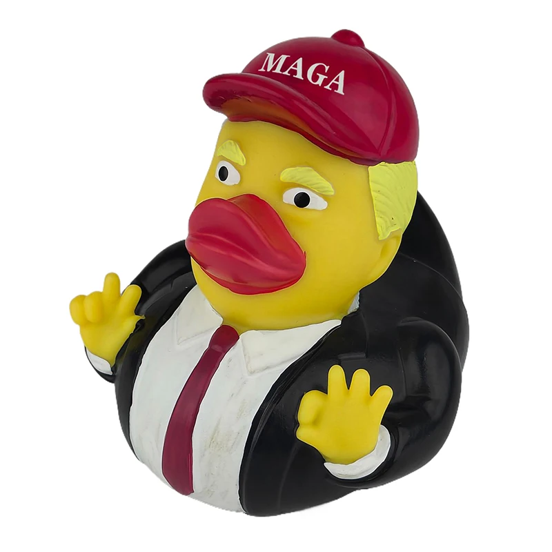 Trump Rubber Duck Bath Toy Shower Water Floating Baby Toy Water Toy Shower Duck Child Bath Float Water Squeezing Sound Doll