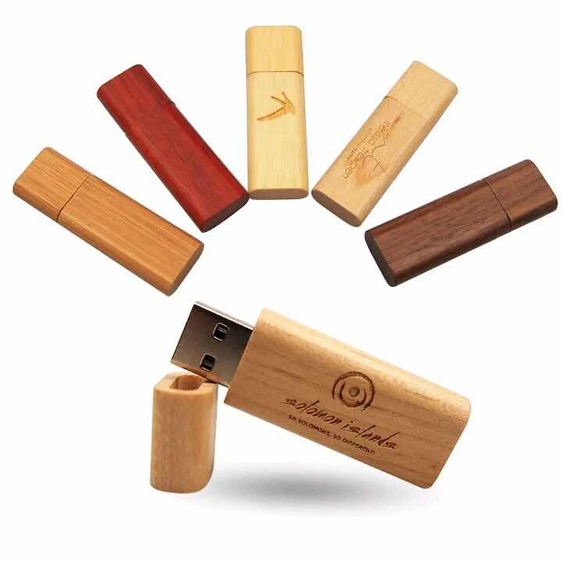 100 Pieces No logo Wood Arc Blocks USB Case Shell they suitable for general PCBA board Metal shell It is no memory chip