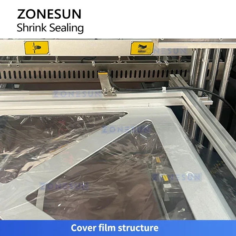 Zonesun ZS-FM400 آلة تغليف الانكماش الحراري عالية السرعة معدات تغليف الكرتون