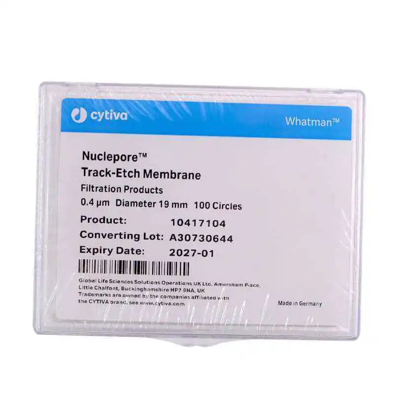 Whatman polycarbonate nanoscale PCTE nuclear pore membrane track etching membrane Nuclepore PC filter membrane diameter 19mm, mu