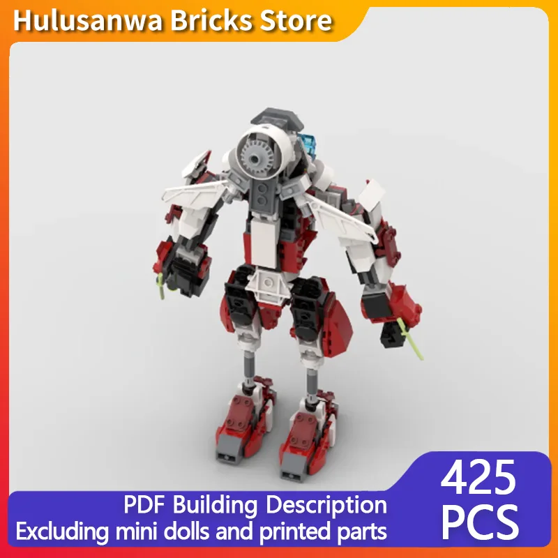 

Тяжелая боевая модель меха MOC, строительные кирпичи, военное оборудование, модульная технология, сборка, детские игрушки, костюм, подарки, праздник