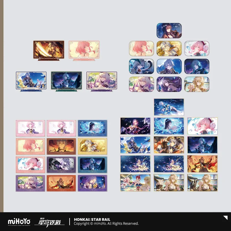 

Официальный товар Sunsyea Honkai Star Rail miHoYo, оригинальный подлинный YNTXDHY 2, значок на акриловой подставке, цветная бумага, Phainon Anaxa