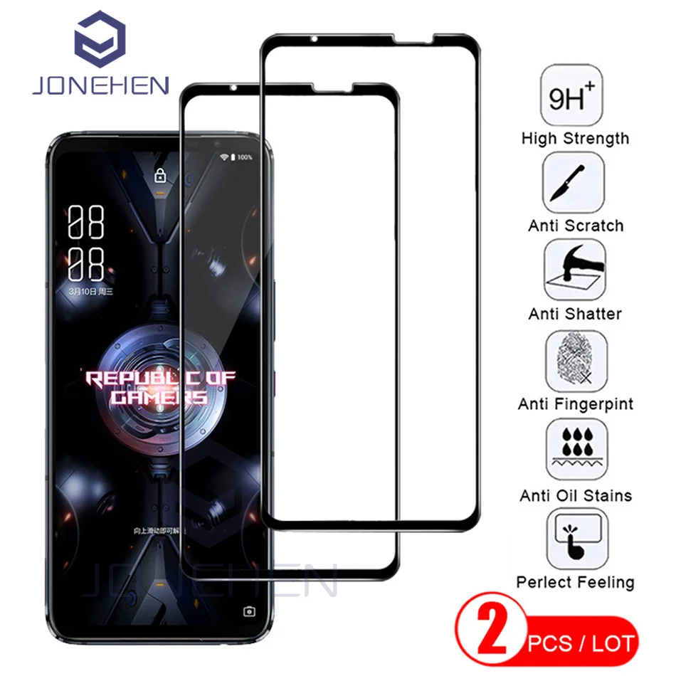 2PCS Tempered Glass…