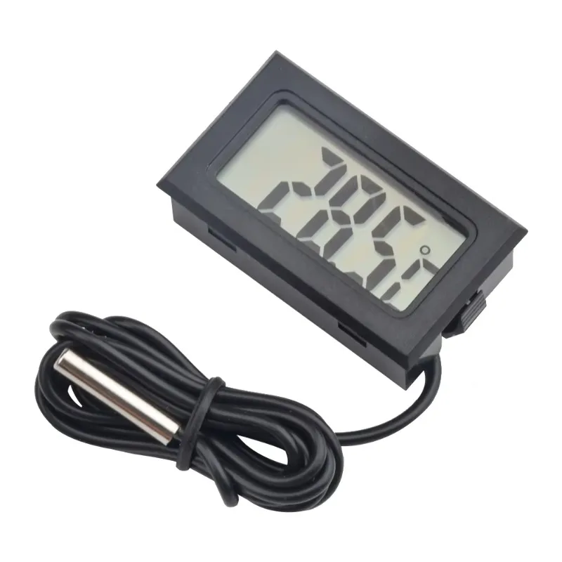Mini Digital LCD Thermometer Temperature Sensor Automatic Control Refrigerator Freezer Thermometer FY-10