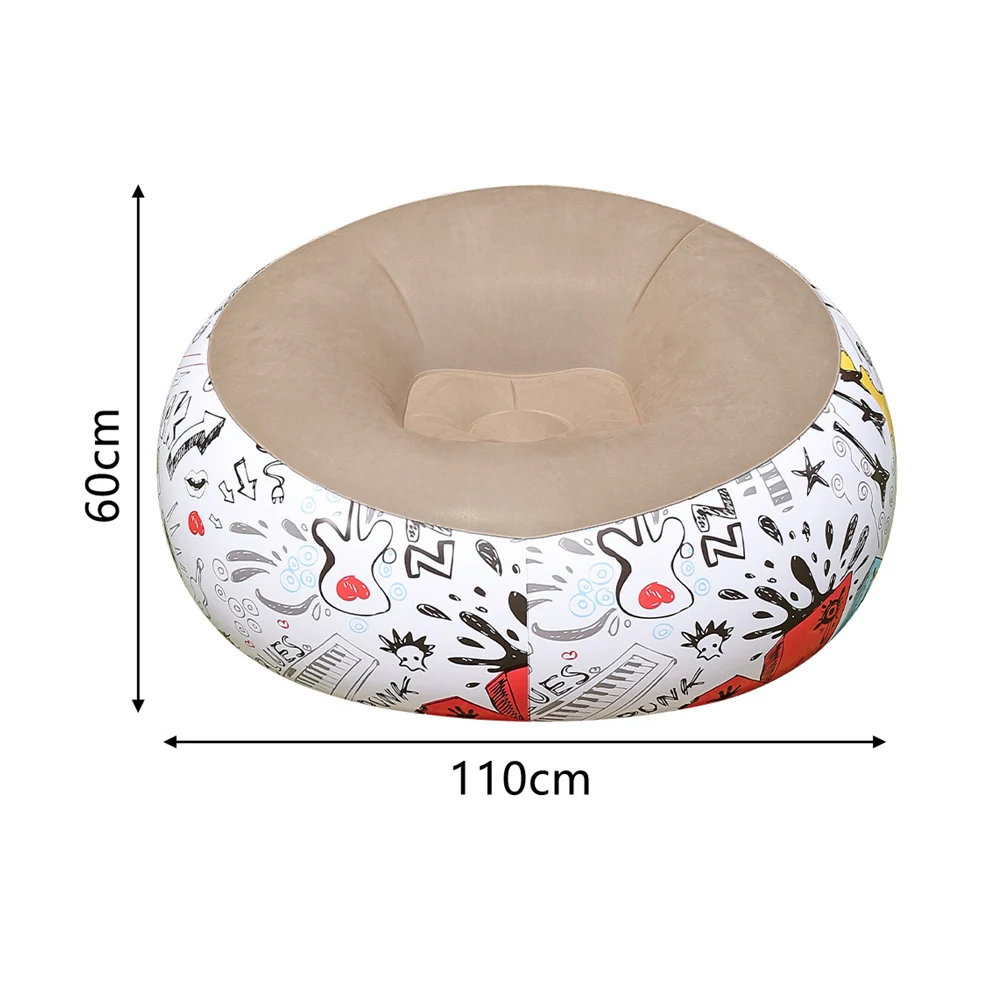 1PC Thickened Inflatable Lazy Sofa Lounge Chair – Perfect for Outdoor Courtyards & Indoor Leisure image 6
