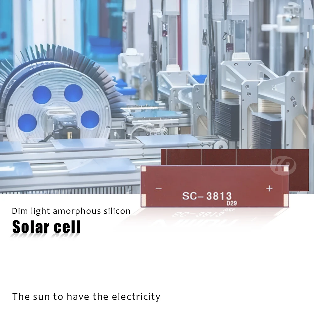 1.5V 8.0μA 38×13mm  Dim Light For Indoor 20Pieces Solar Panels Solar Cells Amorphous Solar Cells Thin Film 4Cell