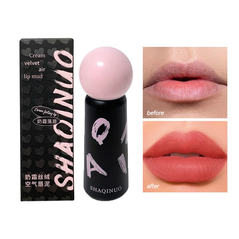 SHAQINUO Cream Velvet Air Lip Mousse – luxuriöse Textur, hochpigmentiert mit Featherlight-Finish und langanhaltendem Gewicht