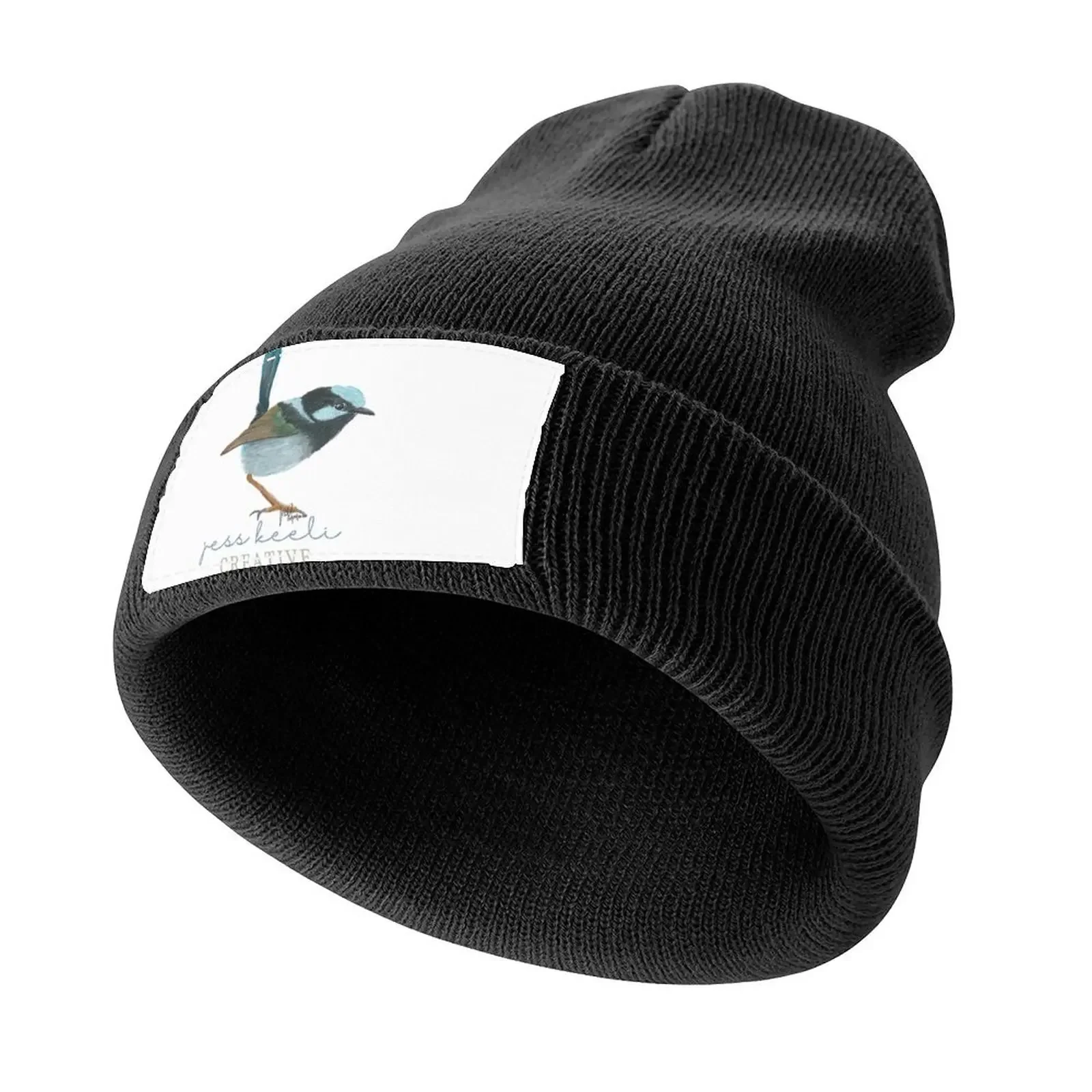 Finn - Fairy Wren Knitted Cap Beach Bag Golf Wear Designer Hat Designer Man Women's