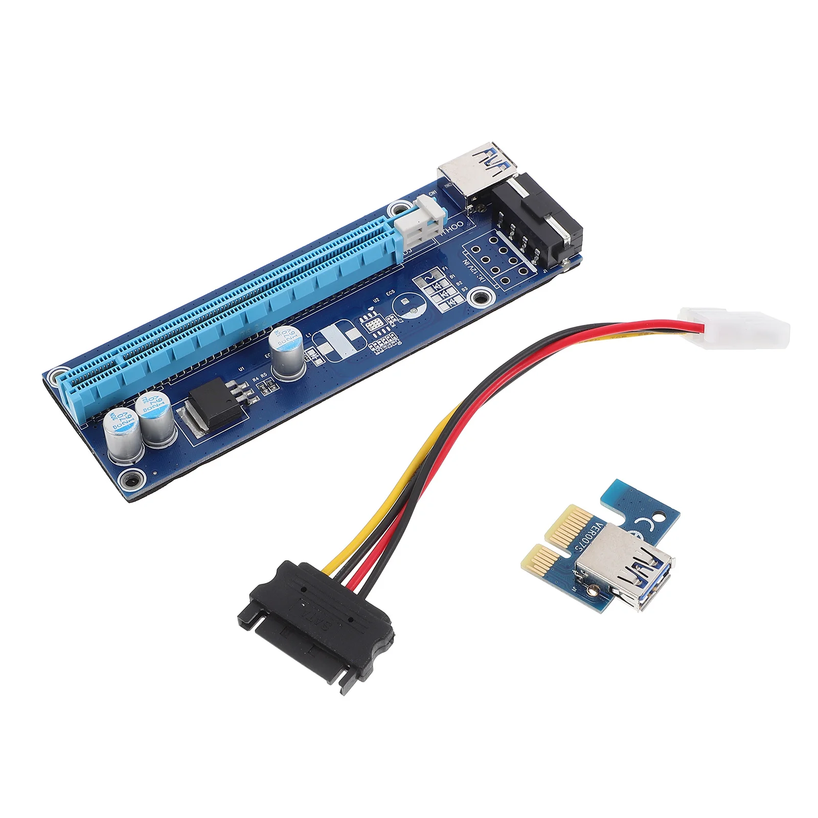 

1 комплект Pci-E от 1x до 16x удлинитель Pcie Mining Riser светодиодный индикатор двойной ходовой фонарь адаптер графического процессора аксессуары для майнинга
