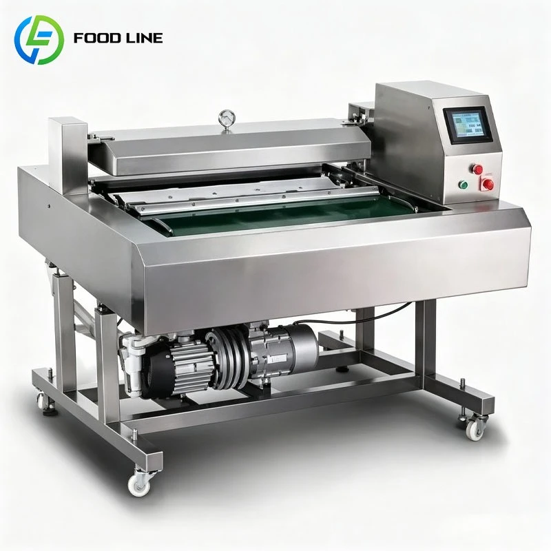Commercial Vacuum Skin Packaging Machine Stainless Steel Food Sealing Equipment Tray Pack Customized