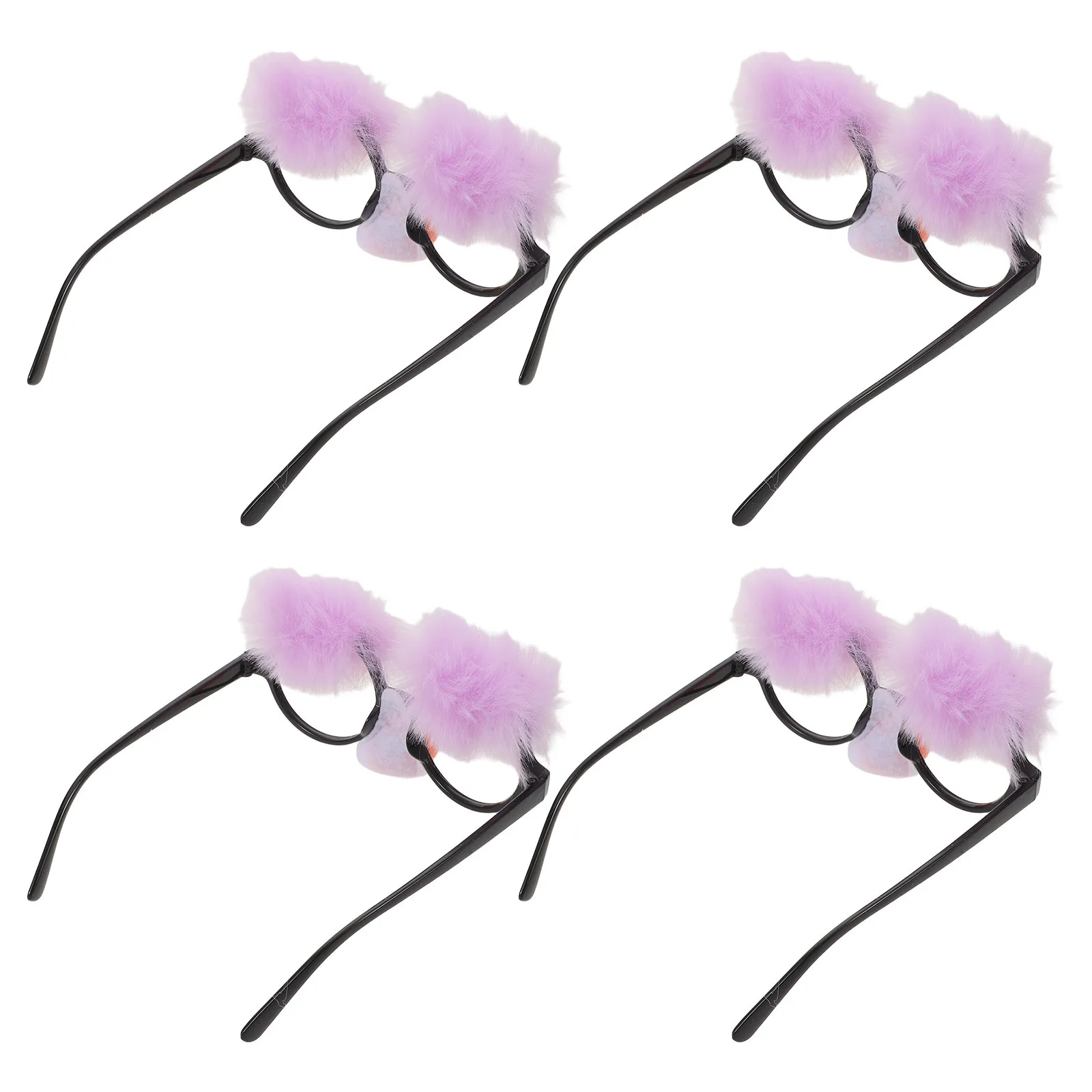 

4 шт., очки для глупых вечеринок, очки клоуна с большим носом, новинка, костюм на день рождения, фотобудка, карнавальный реквизит, забавные сувениры для вечеринки