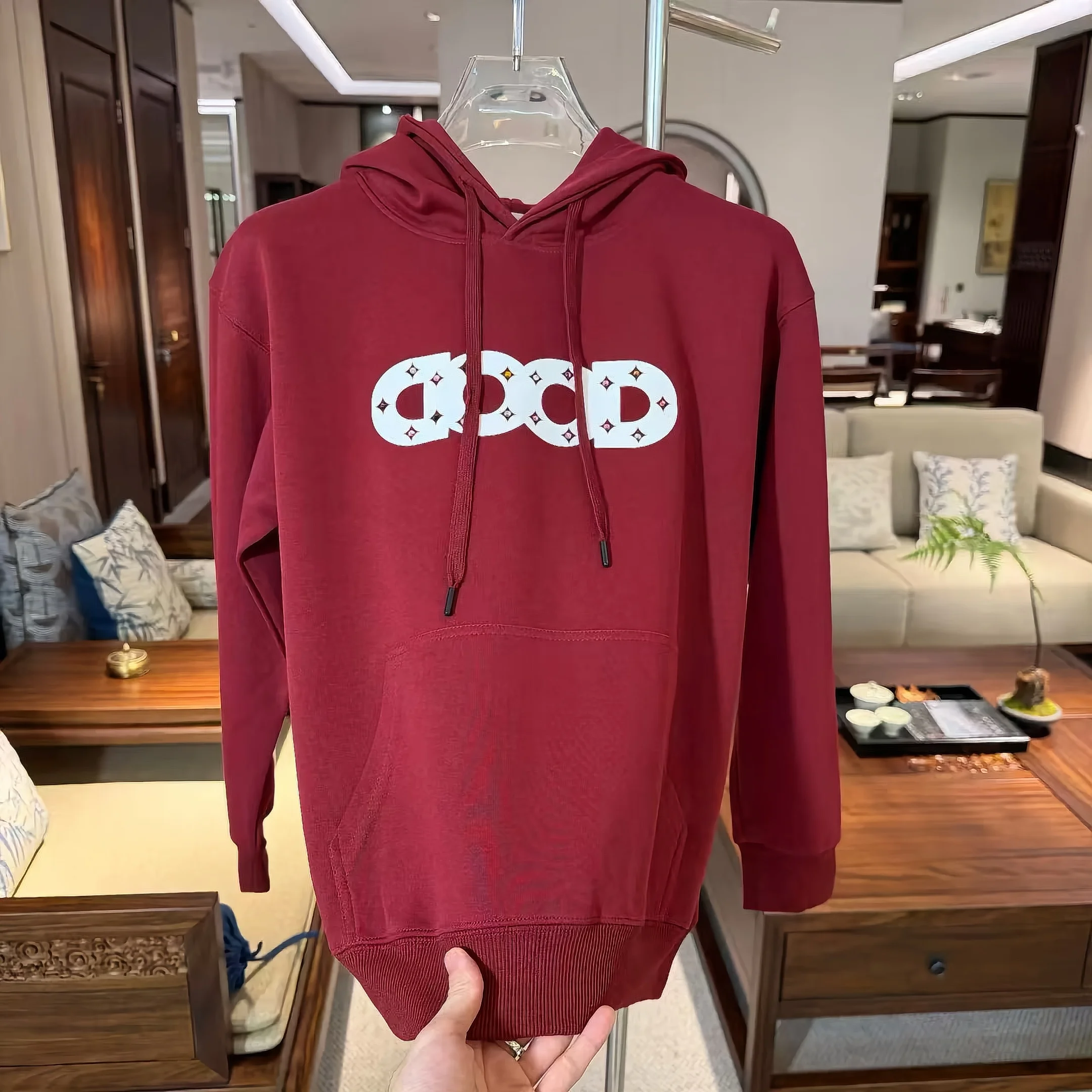 2025 جديد فضفاض عادية مقنع كم طويل البلوز الخريف الشتاء موضة شخصية تنوعا عادية الدافئة هوديي للرجال