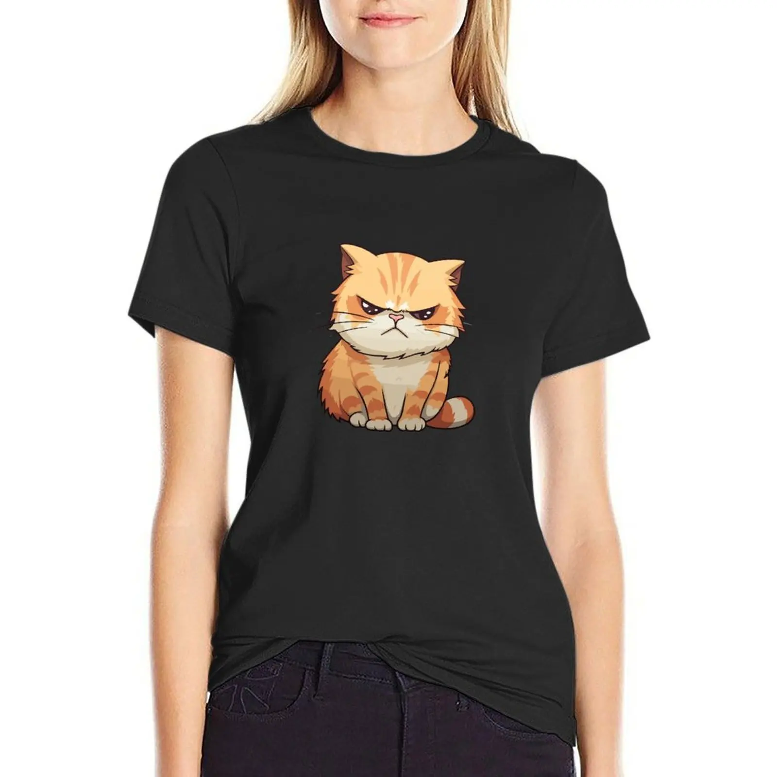 

tater tot cat T-Shirt blanks heavyweights Women t shirt