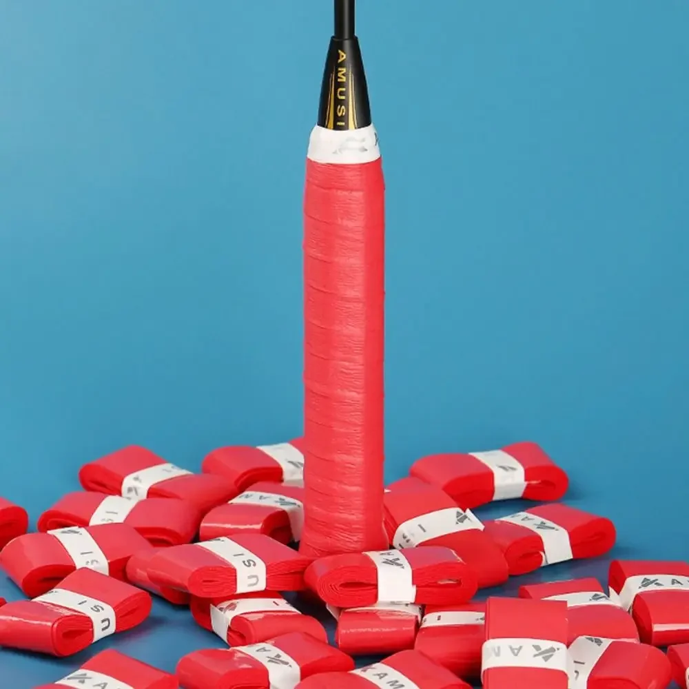 

Racquet Sports PU Grip Tape Anti-slip 10 Colors Anti-slip Band Shock Absorption Thicken Fishing Rod Sweatband Tennis Racket