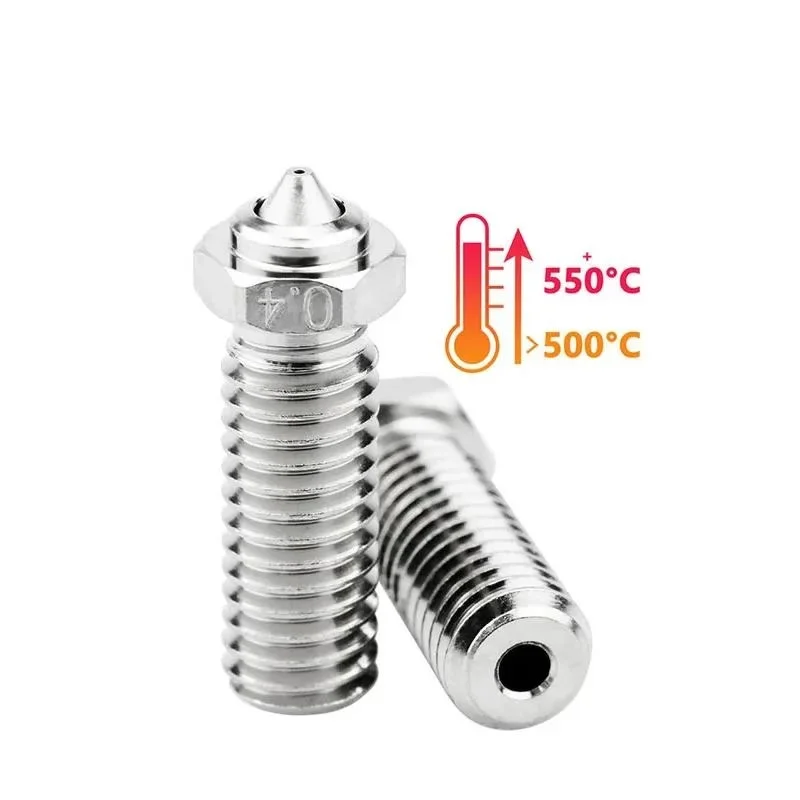 Volcano MY Bimetal Nozzle 0.4/0.6/0.8mm 500°C Nozzle For V6 Ender3/CR10/SW-X1/Vyper 3d printer Hotend Nozzle