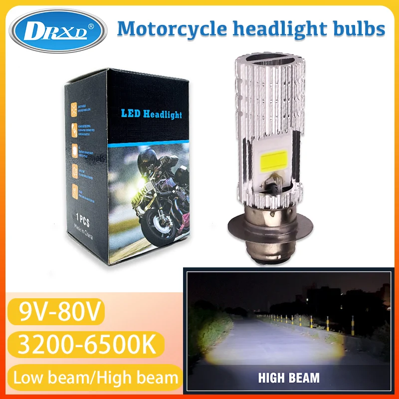 

9W DC 9~80V 900LM LED Motorcycle Headlight Bulb 3200 - 6500k White Yellow High Beam Low Beam for Motobike Scooter Running Light