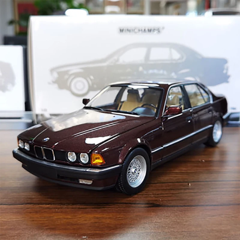 Minichamps1:18 7 Series 730i E32 1986 Simulation Alloy Car Model Gift Collection