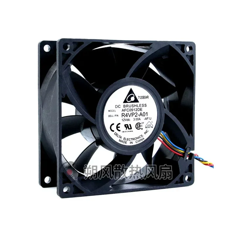 for Delta 9cm 9038 12V 3.0A Automobile Booster Violent Large Air Volume Cooling Fan AFC0912DE