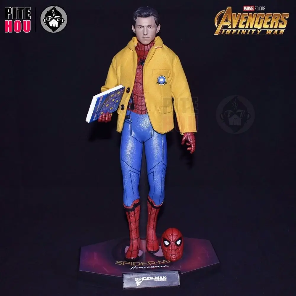 

Avengers 1/6 Spider Man Handmade Clothes Replacement Head 30Cm Hero Model Desktop Classic Jewelry Boys High End Gift In Stock